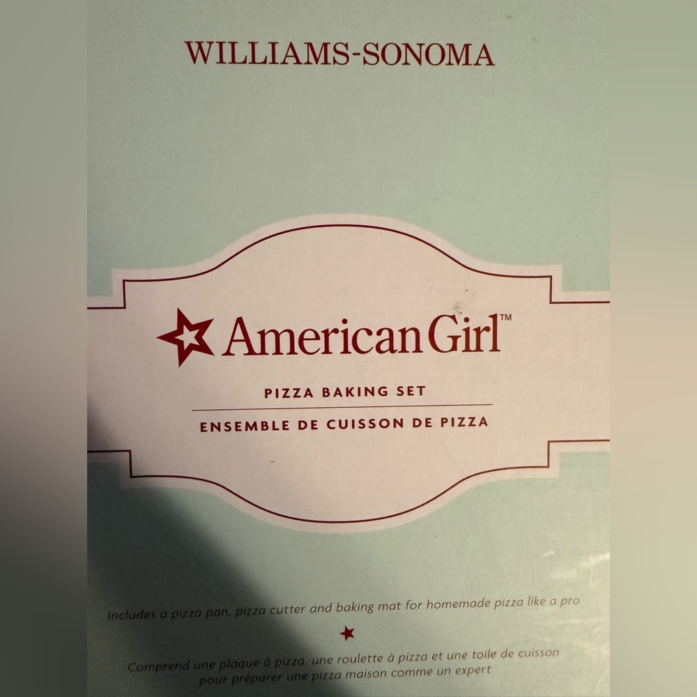 William Sonoma American Girl Pizza Baking Set - Preowned In Box